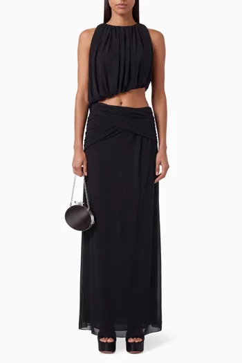 Anya Gathered Maxi Dress