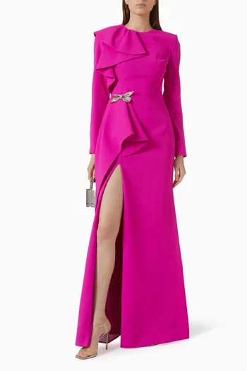 Arcene Gown in Crepe