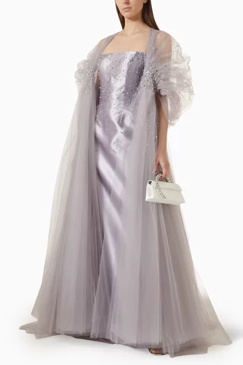 Aurilele Gown in Taffeta & Tulle