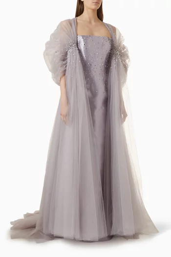 Aurilele Gown in Taffeta & Tulle