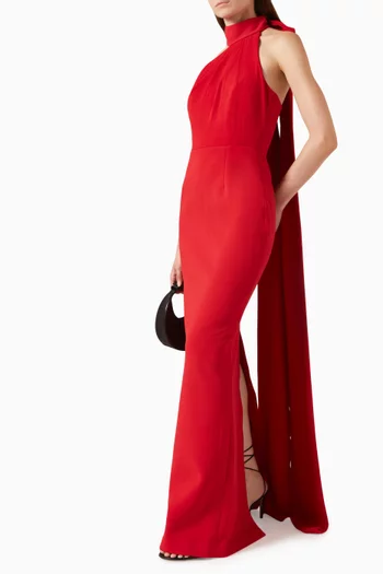 Raziel Scarf Gown