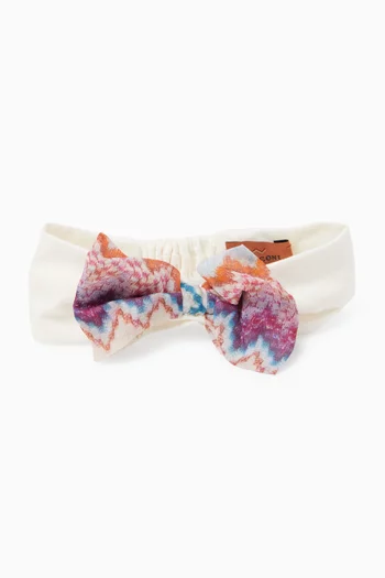 Bow Print Headband