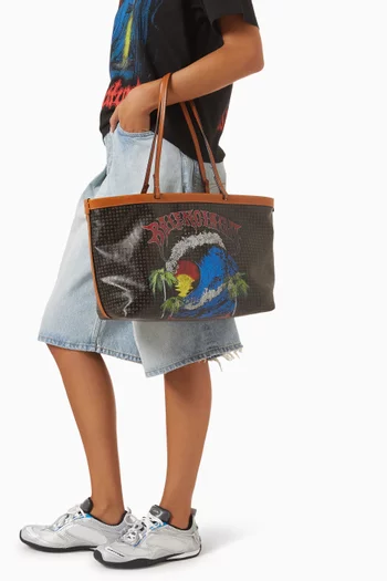 Medium Select Tote Bag in Coated-canvas