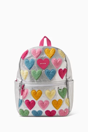Happy Fuzzy Hearts Kane Backpack