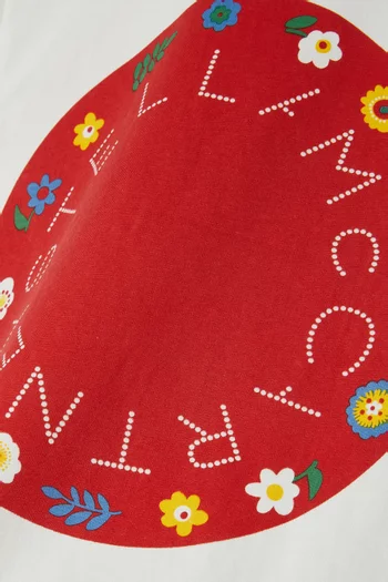 Circular Patch T-Shirt in Cotton