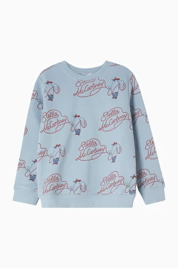 Cowboy Graphic Sweatshirt in Cotton
