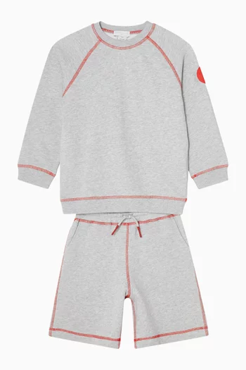 Sweatshirt in Cotton