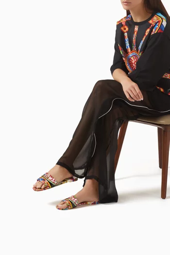 Carretto-print Slides in Rubber