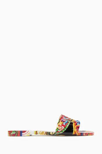Carretto-print Slides in Rubber