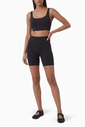 Matte 5" Biker Shorts
