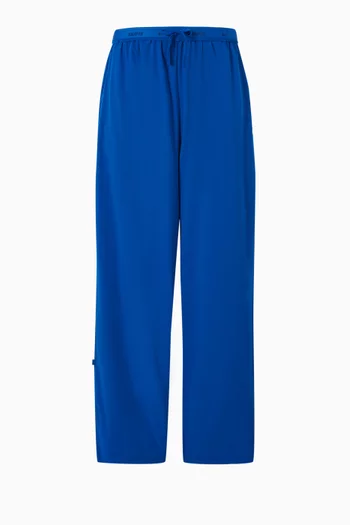 Stretch Nylon Oversized Pants