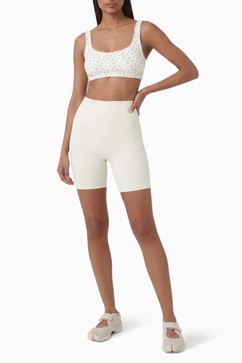 Matte Scoop Neck Bra