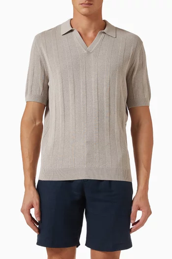 Hundon Polo Shirt in Cotton-knit