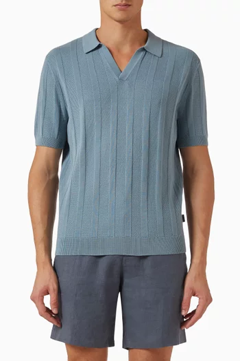 Hundon Polo T-shirt in Cotton-knit