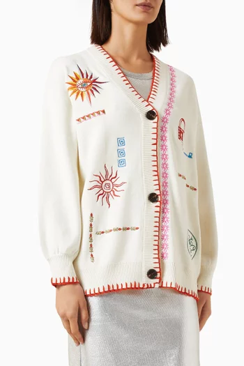 Martha Cardigan in Viscose Blend