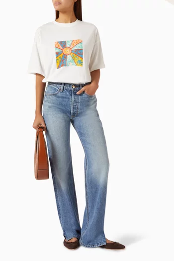 Kaleidoscope-print T-shirt in Cotton