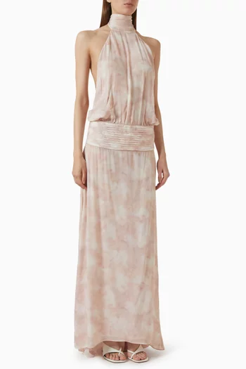 Open-back Halterneck Dress