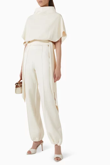 High-waist Suit Pants