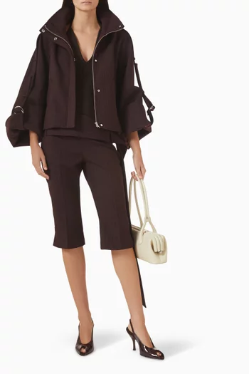 Oversized Pleated Jacket