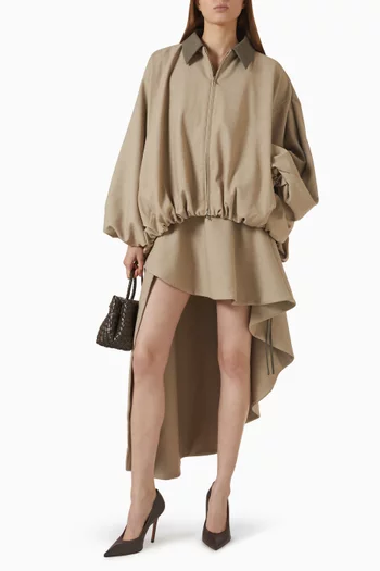 Spiral Asymmetric Skirt