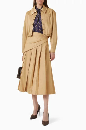 Seleo Midi Skirt in Cotton
