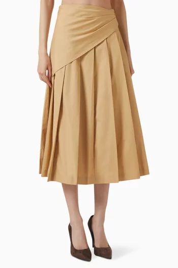 Seleo Midi Skirt in Cotton