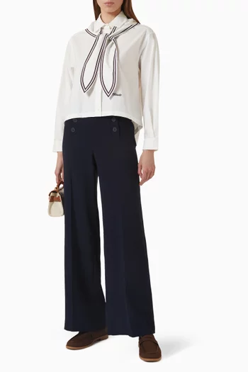 Clement Scarf Shirt in Cotton