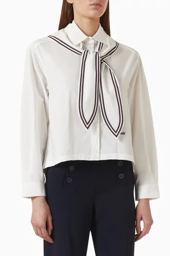 Clement Scarf Shirt in Cotton