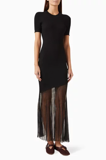 Knit Dress in Viscose Blend