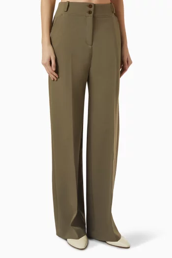 Pomme Pressed Crease Straight-fit Pants