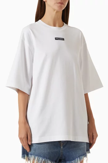 Logo T-shirt in Cotton
