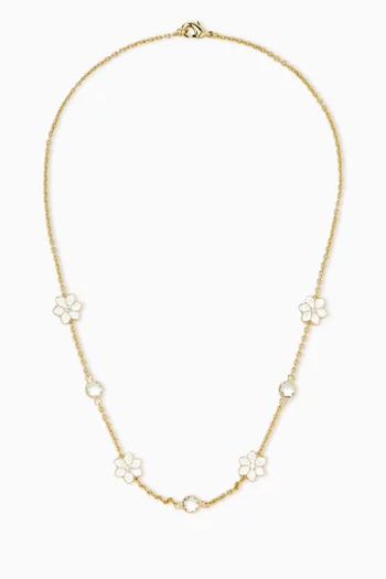 Xantia Moonstone Necklace in 18kt Gold-plated Metal