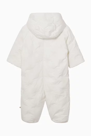 Hooded Sleepsuit in Organic Cotton