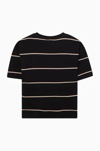 Striped T-shirt in Cotton