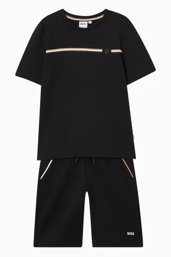 Logo Shorts in Jersey