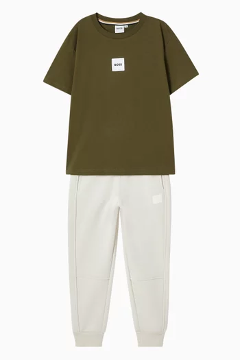 Logo-print T-shirt in Jersey