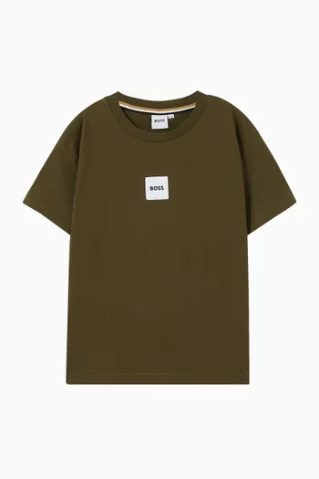 Logo-print T-shirt in Jersey