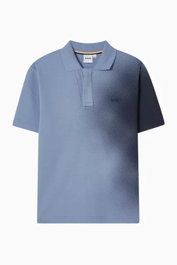 Gradient-effect Polo Shirt