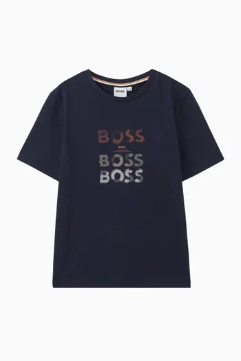 Logo-print T-shirt in Cotton-jersey