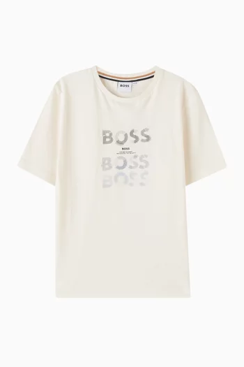 Logo-print T-shirt in Cotton-jersey