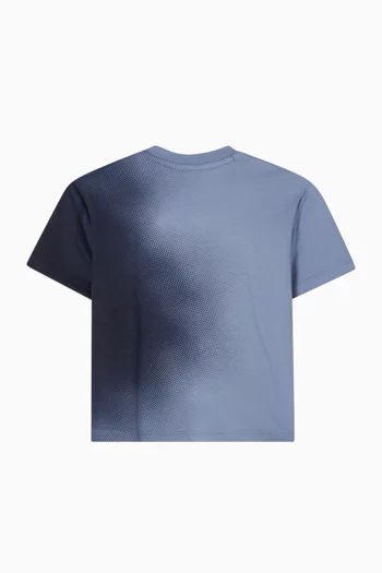 Gradient Interlock T-Shirt in Cotton Blend