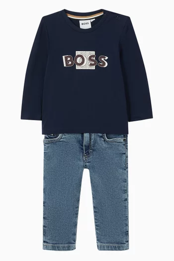 Graphic Logo T-shirt in Cotton-jersey