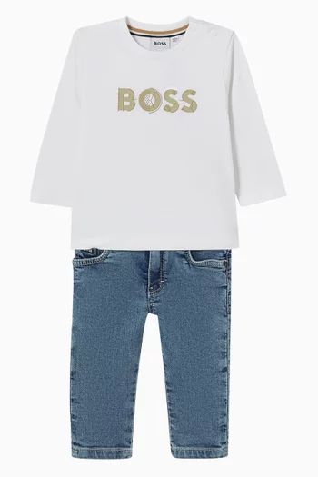 Graphic Logo T-shirt in Cotton-jersey