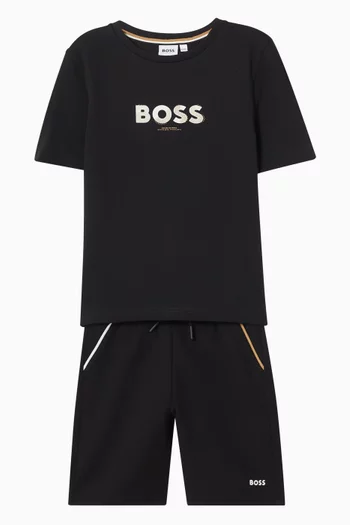 Logo T-shirt in Cotton-jersey