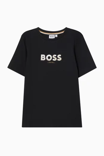 Logo T-shirt in Cotton-jersey