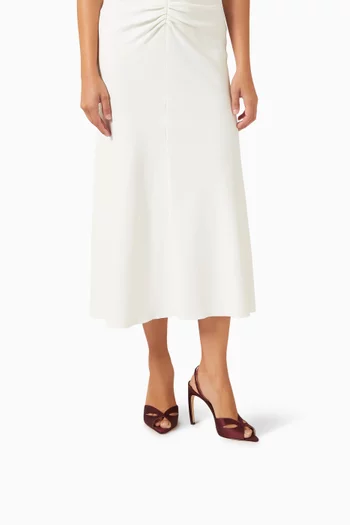 Harlow Mask Halter 100 Slingback Pumps in Satin