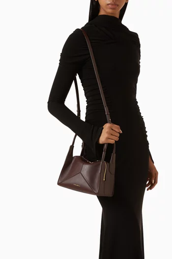 Mini Victoria Plié Bag in Soft Calf Leather