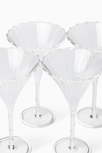 Trumpet Aperitif Glasses, Set of 4