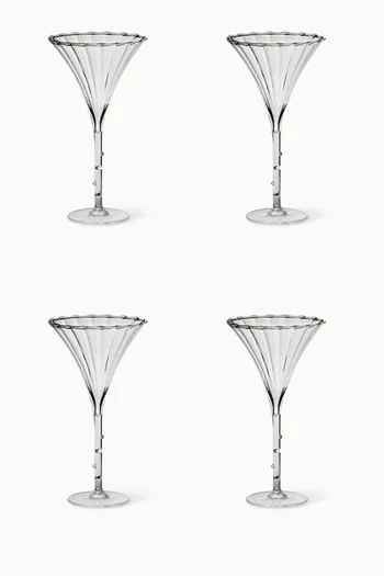 Trumpet Aperitif Glasses, Set of 4