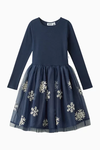 Cyrus Snowflake Tulle Dress